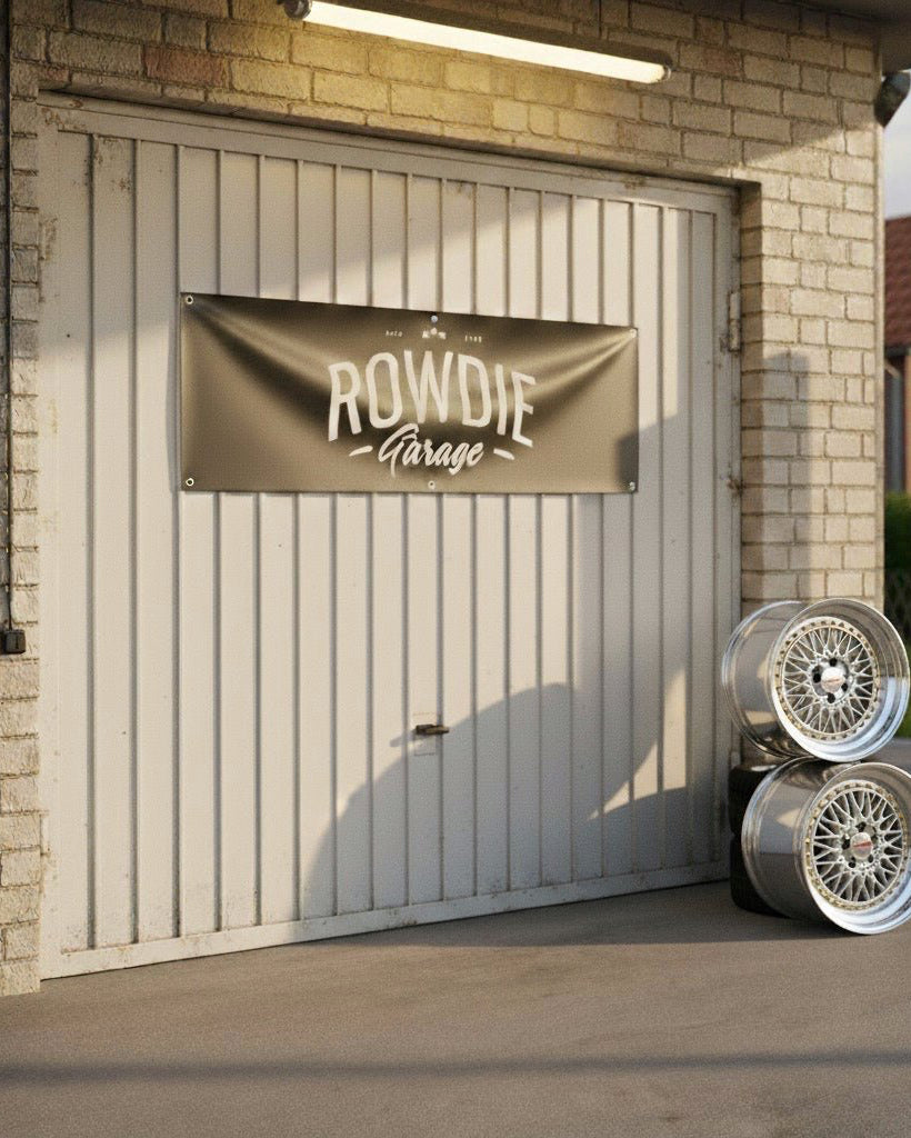 Banner | Rowdie Garage [150cm x 50cm] - AsphaltRowdies